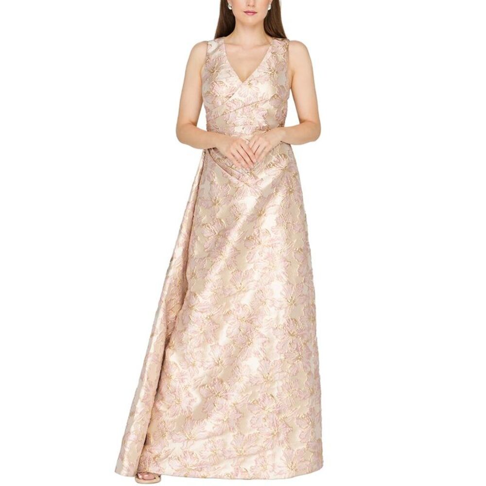 Js Collections Womens  Deborah Faux Wrap Gown
